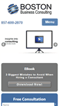Mobile Screenshot of bostonbizconsulting.com